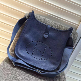 エルメス エブリン エヴリン3 33/GM ネイビー トリヨン シルバー金具