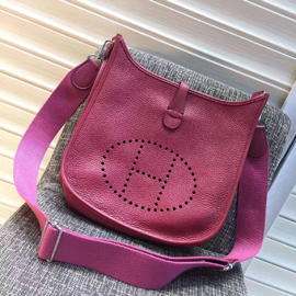 エルメス エブリン エヴリン3 33/GM ワインレッド トリヨン シルバー金具