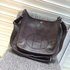 エルメス エブリン エヴリン3 33/GM カフェ トリヨン シルバー金具