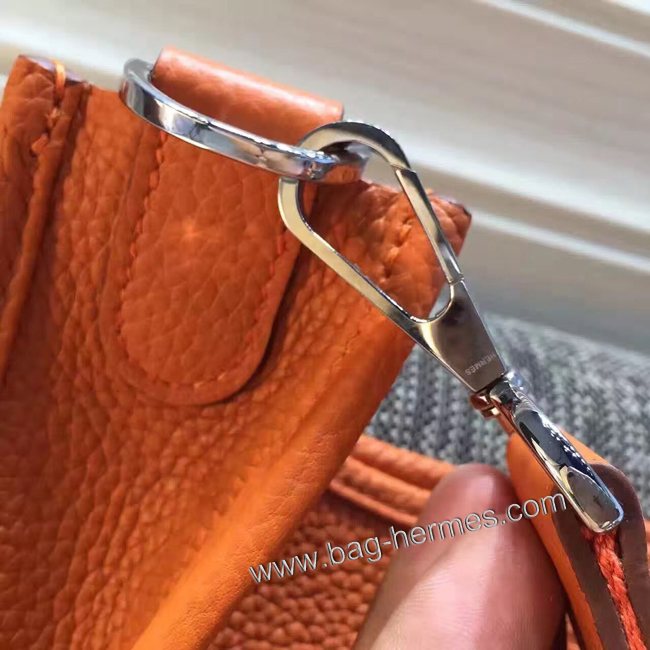 エルメス エブリン エヴリン3 33/GM オレンジ トリヨン シルバー金具
