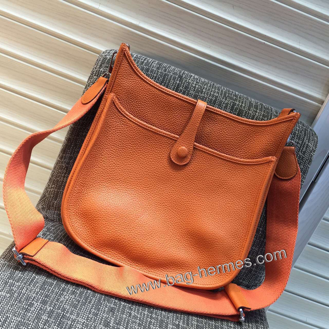 エルメス エブリン エヴリン3 33/GM オレンジ トリヨン シルバー金具