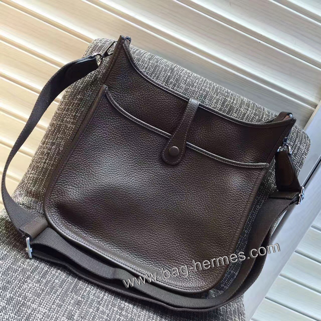 エルメス エブリン エヴリン3 33/GM カフェ トリヨン シルバー金具