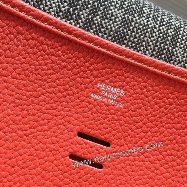 エルメス エブリン エヴリン3 33/GM レッド トリヨン シルバー金具