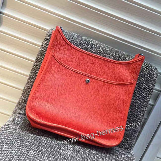 エルメス エブリン エヴリン3 33/GM レッド トリヨン シルバー金具