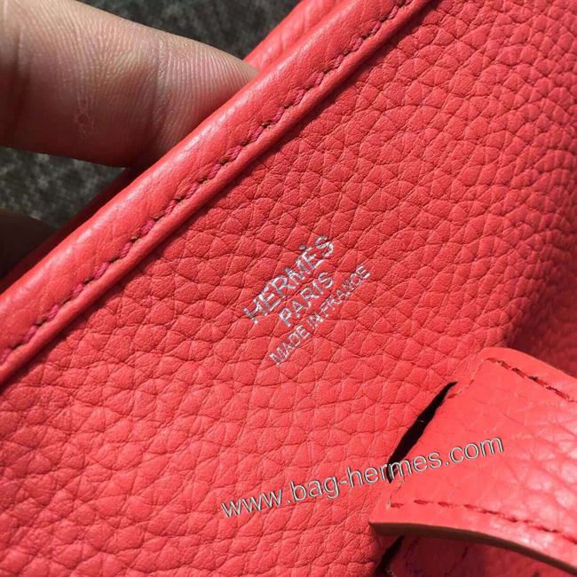 エルメス エブリン エヴリン3 29/PM レッド トリヨン シルバー金具