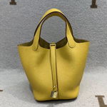エルメス ピコタンロックPM ジョーヌナプル トリヨンモーリス ゴールド金具