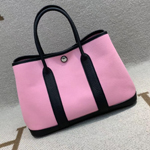 エルメス ガーデンパーティTPM ピンク トワルオフィシエ/フィヨルド シルバー金具