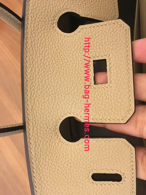 エルメス バーキン25 トレンチ トゴ シルバー金具