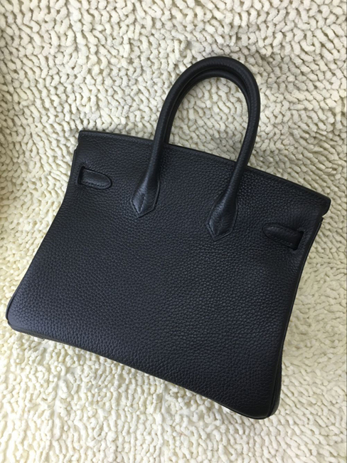 エルメス バーキン25 ブラック トゴ シルバー金具
