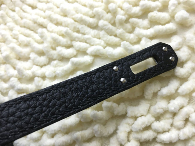 エルメス バーキン25 ブラック トゴ シルバー金具