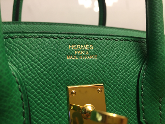 エルメス バーキン25 バンブー エプソン ゴールド金具