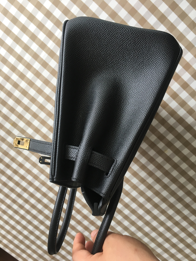 エルメス バーキン25 ブラック エプソン ゴールド金具