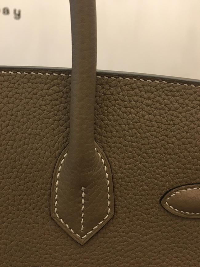 エルメス バーキン30 トゥルティ―ルグレー トゴ シルバー金具