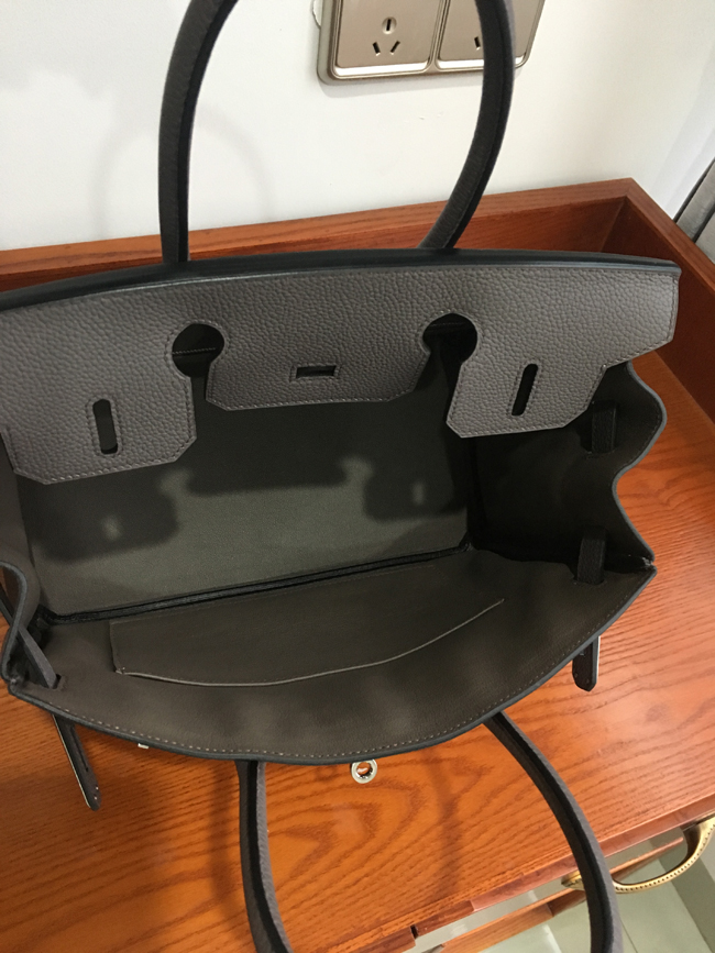 エルメス バーキン30 グラファイト トゴ シルバー金具