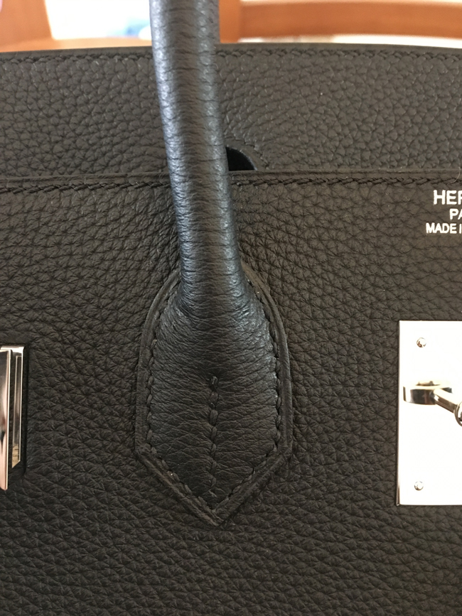 エルメス バーキン30 ブラック トゴ シルバー金具