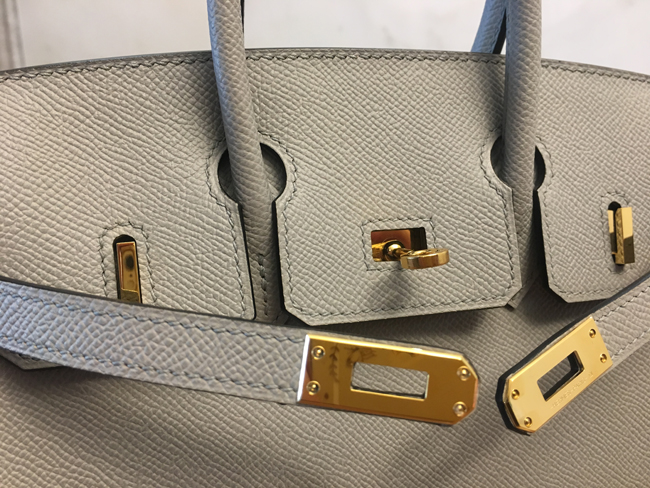 エルメス バーキン25 グリムエット エプソン ゴールド金具