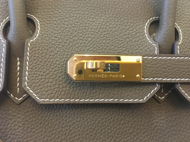 エルメス バーキン30 エトゥープ トリヨン ゴールド金具