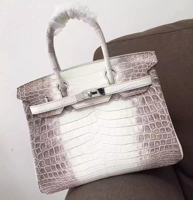 エルメス バーキン30 ヒマラヤ クロコダイル シルバー金具