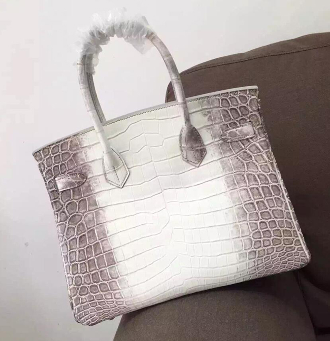 エルメス バーキン30 ヒマラヤ クロコダイル シルバー金具