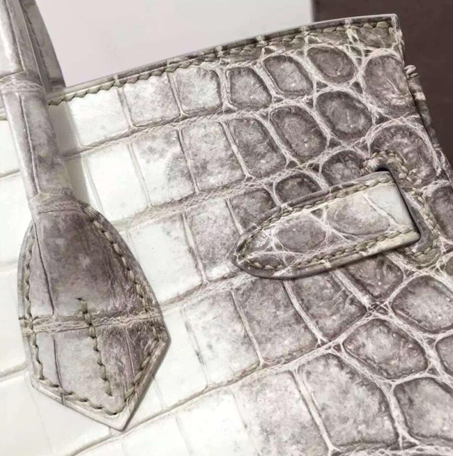 エルメス バーキン30 ヒマラヤ クロコダイル シルバー金具