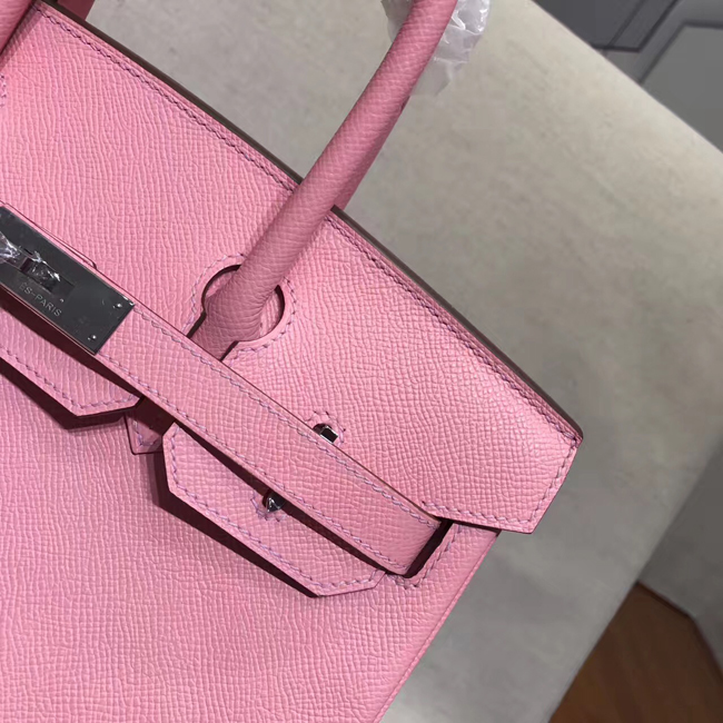 エルメス バーキン30 ピンク エプソン シルバー金具