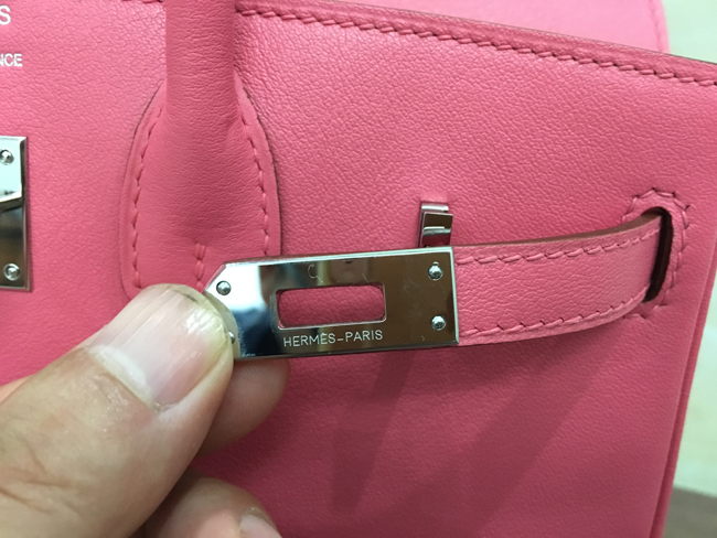 エルメス バーキン30 ローズリップスティック スイフトフ シルバー金具