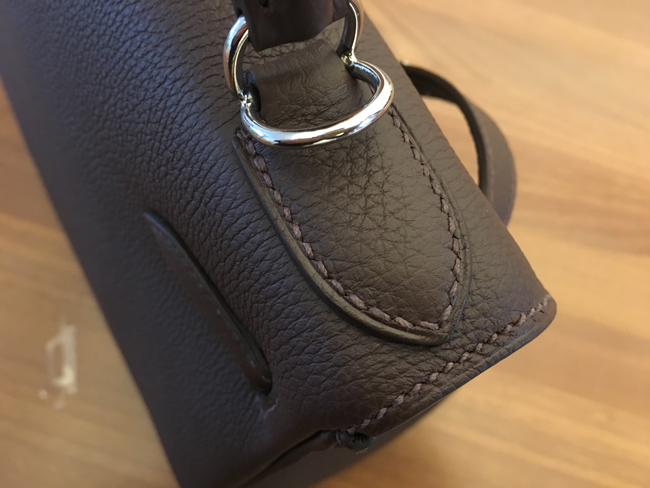 エルメス ケリー28 コーヒー トゴ シルバー金具