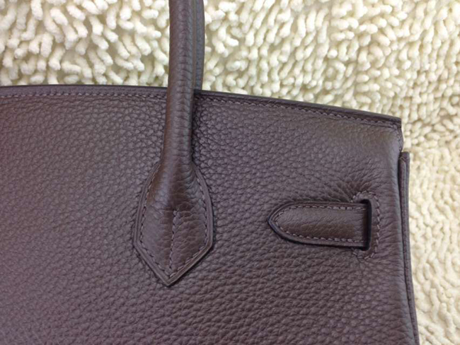 エルメス バーキン30 カフェ トゴ シルバー金具