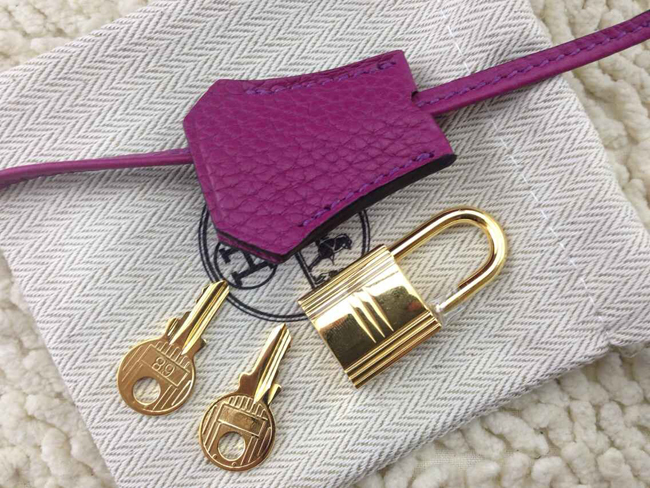 エルメス バーキン30 アネモネ トゴ ゴールド金具