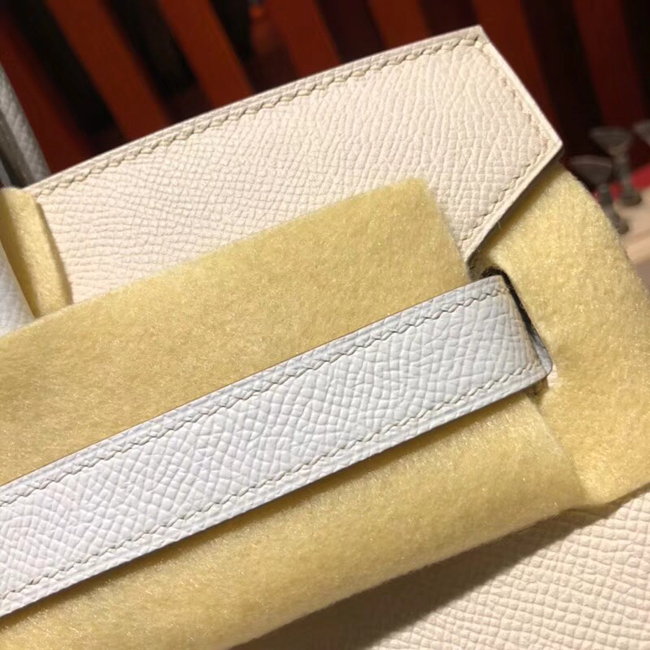 エルメス バーキン30 ホワイト/クレ ゴールド金具