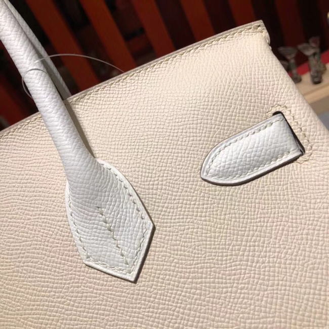 エルメス バーキン30 ホワイト/クレ ゴールド金具