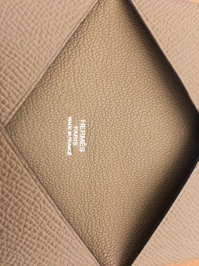 エルメス カードケース カルヴィ エトゥープ エプソン