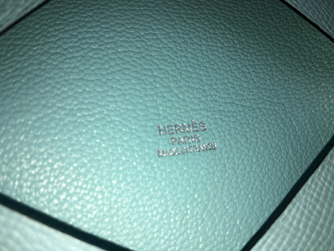 エルメス カードケース カルヴィ ブルーアトール エプソン