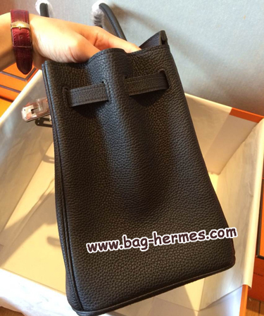 エルメス バーキン35 ブラック トゴ シルバー金具