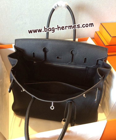 エルメス バーキン35 ブラック トゴ シルバー金具