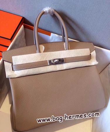 エルメス バーキン30 トゥルティ―ルグレー トゴ シルバー金具