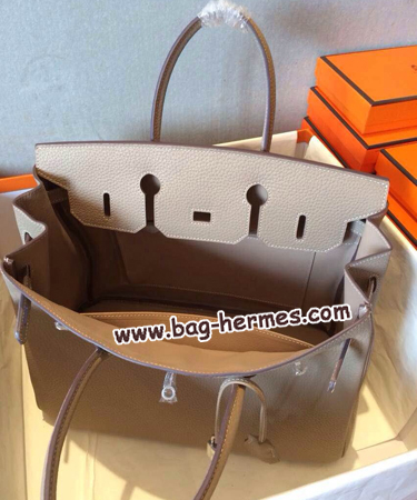 エルメス バーキン30 トゥルティ―ルグレー トゴ シルバー金具