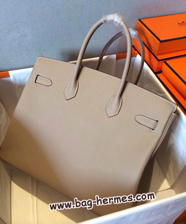 エルメス バーキン30 トゥルティ―ルグレー トゴ シルバー金具