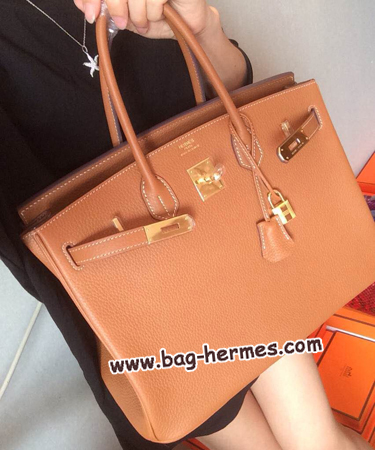 エルメス バーキン35 ゴールド トゴ ゴールド金具