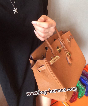 エルメス バーキン35 ゴールド トゴ ゴールド金具