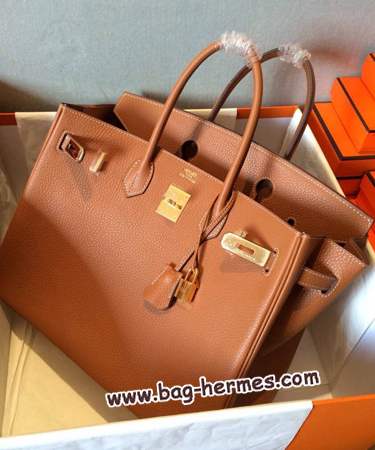 エルメス バーキン35 ゴールド トゴ ゴールド金具