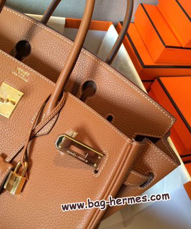 エルメス バーキン35 ゴールド トゴ ゴールド金具