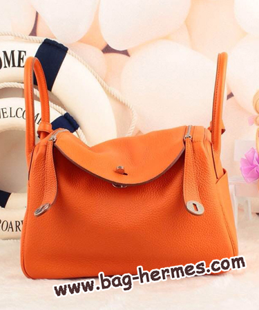 エルメス リンディ30 オレンジ トリヨンクレマンス シルバー金具