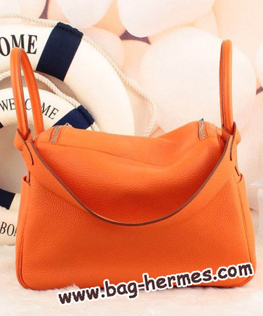 エルメス リンディ30 オレンジ トリヨンクレマンス シルバー金具