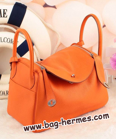 エルメス リンディ30 オレンジ トリヨンクレマンス シルバー金具
