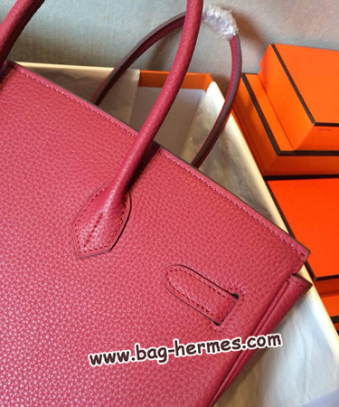 エルメス バーキン35 ルージュアッシュ トゴ シルバー金具