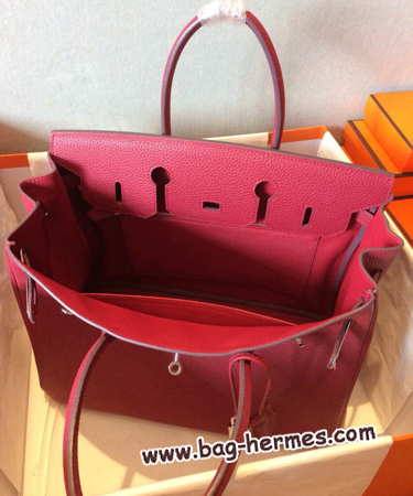 エルメス バーキン35 ルージュアッシュ トゴ シルバー金具