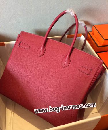 エルメス バーキン30 ルージュアッシュ トゴ シルバー金具