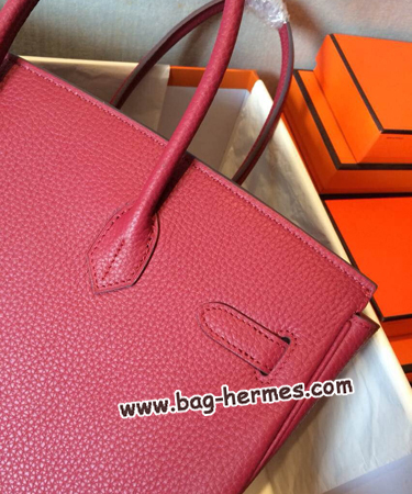 エルメス バーキン30 ルージュアッシュ トゴ シルバー金具