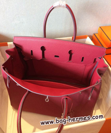 エルメス バーキン30 ルージュアッシュ トゴ シルバー金具